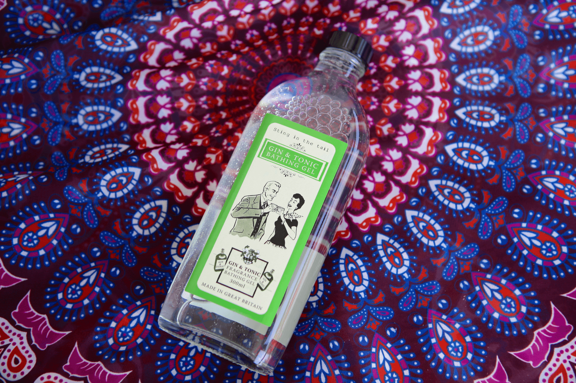 gin and tonic bathing gel