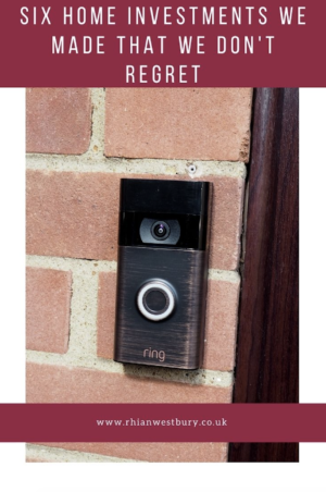 Six Home Investments We Made That We Don't Regret #homeinvestments #homereno #homerenovation #boilingwatertap #fridgefreezer #samsung #ringdoorbell