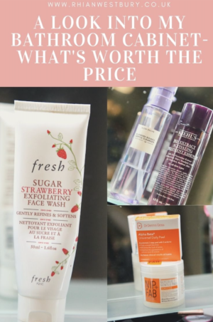 A Look Into My Bathroom Cabinet- What's Worth The Price #bathroomcabinet #skincare #skincarefavs #skincarefavourites #favouriteskincare #myfavouriteskincare #myfavskincare