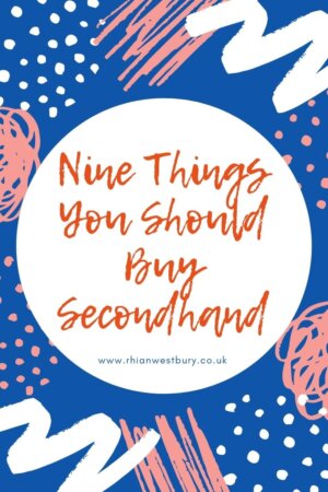 Nine Things You Should Buy Secondhand #buysecondhand #secondhanditems #ebay #depop #secondhandclothing #buyingsecondhand #vinted